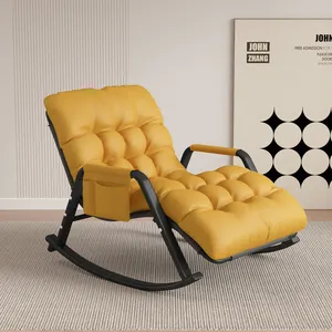 Музыкальное кресло-качалка для дома, гостиной, театра, классическое одномощное кожаное кресло для пожилых людей, эргономичное кресло для отдыха