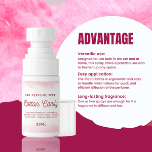 Özel Logo ahududu çilek pamuk şeker vanilya tütsü koku hava spreyi sprey 30 ML oto araba odası parfüm sprey - Product Image 6