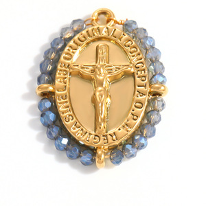 Nuovi Arrivi Estivi 2026: Ciondoli Fai-da-te in Acciaio Inossidabile 18K all'Ingrosso a Forma di Croce con Madonna e <span class=keywords><strong>Padrino</strong></span> per Creazione Gioielli - Product Image 2