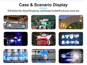 Lcd Aluminum Indoor Display <b>3D</b> Fan Holograma <b>Projector</b> Fans <b>3d</b> Model - Product Image 4