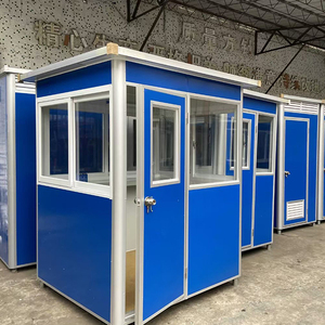 TOPPRE Cabine de sécurité extérieure temporaire mobile <span class=keywords><strong>d</strong></span>étachable Cabine de garde préfabriquée Station modulaire Cabine de garde Salle de garde - Product Image 2