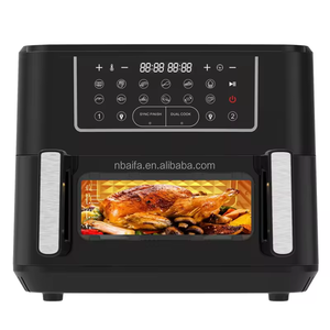 Aifa新开发的双门空气油炸锅数字式，带窗口3合1空气油炸锅烧烤披萨烤箱<span class=keywords><strong>2</strong></span>个加热元件 - Product Image 6