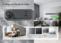Tuya Smart Switch Standar India IS 1293 Terdaftar 10A 250V Bekerja Dengan Alexa Google Home untuk Otomasi Rumah Pengiriman Cepat Tersedia di Stok