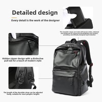 Sac à dos simple MOYYI pour hommes, tendance mode, décontracté, pour ordinateur portable, idéal pour les collégiens et les étudiants