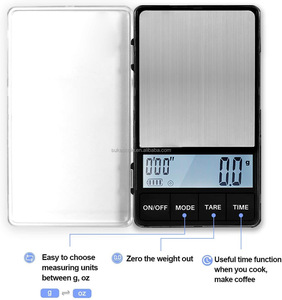 Mini balance à café à piles 0,1g avec minuteur, conversion multi-unités, fonction tare à une touche, rétroéclairage LCD pour barista - Product Image 3