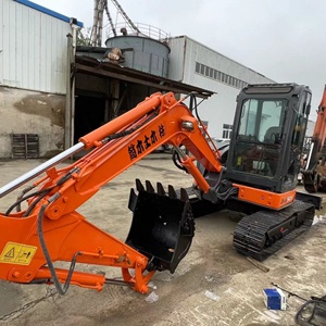 Used Hitachi Zaxis 50u Compact <b>Excavator</b> 2020 Model 12 Ton Orange Track Type Construction <b>Machinery</b> 0.4m Bucket Capacity - Product Image 6