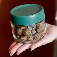 Pot en verre de cuisine à large ouverture de 10 oz avec couvercle à vis, hermétique, sans BPA, passe au lave-vaisselle, préservation durable de la fraîcheur, préparation des repas