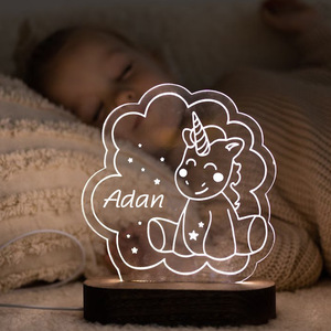 <span class=keywords><strong>3D</strong></span> ánh sáng ban đêm LED trực quan bảng đèn <span class=keywords><strong>3D</strong></span> Holographic Đèn Led ảo ảnh quang học Acrylic Đèn trang trí - Product Image 4