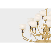 Lustre en verre moderne de luxe, luminaire suspendu au design tendance, lampe de plafond en métal, éclairage suspendu, décoration intérieure