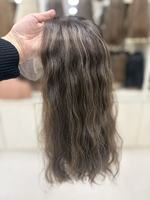 Perruque en cheveux humains vierges à 100 %, dentelle suisse HD, respirante et transparente, taille de bonnet petite, moyenne, grande