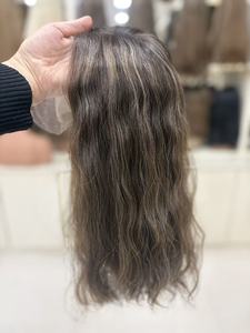 Perruque en cheveux humains vierges à 100 %, dentelle suisse HD, respirante <span class=keywords><strong>et</strong></span> transparente, taille de bonnet petite, moyenne, grande - Product Image 3