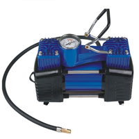 Compresseur de pneus pour voiture, avec Double cylindre, pompe à air, ultra résistant, portable, 12v dc