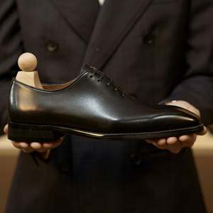 Zapatos de Cuero Genuino de Alta Gama para Hombre, con Punta Cuadrada, Impermeables, Casuales de Negocios para Otoño, Formales, con Cordones, Elegantes - Product Image 4