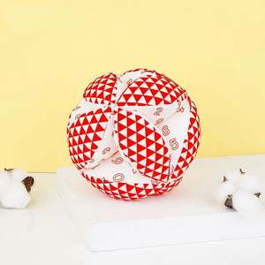 Jollybaby - Pelota de Peluche Personalizada para Bebés, Juguete Educativo Temprano, Pelota de Tela Cognitiva Reversible, Suave y de Peluche - Product Image 1