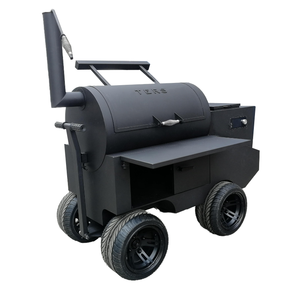 Portable PPG20 intérieur/extérieur noir inoxydable bois granulés gril fumeur 501 sq <span class=keywords><strong>total</strong></span> support Surface <span class=keywords><strong>gaz</strong></span> Camping chariot de cuisine - Product Image 1