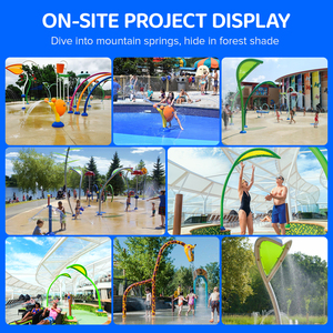 Équipement de jeux aquatiques en acier inoxydable, <span class=keywords><strong>fontaine</strong></span> interactive pour enfants, pour complexe hôtelier, <span class=keywords><strong>maternelle</strong></span>, parc aquatique commercial - Product Image 4