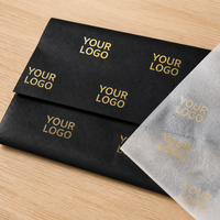Papier cadeau personnalisé en gros, couleur personnalisée, logo de la marque imprimé, papier de soie pour boîte cadeau