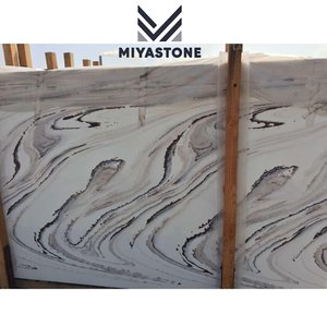 Losas de piedra de cuarzo Nano Microlite blanco Diseño moderno Encimeras grandes con acabado de vidrio Nano para mesa - Product Image 1