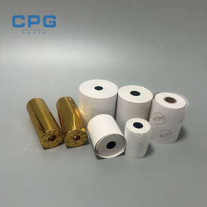 Papier thermique pour machine de point de vente / distributeur automatique, personnalisé, en gros, écologique, sans phénol, sensible à la chaleur, certifié FSC, rouleaux de papier de reçu thermique - Product Image 1