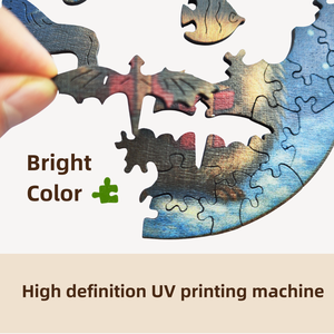 2025 gaya baru A3 3MM <span class=keywords><strong>Puzzle</strong></span> En Bois kayu lapis presisi tinggi kayu Jigsaw <span class=keywords><strong>Puzzle</strong></span> untuk rak buku dekorasi - Product Image 4