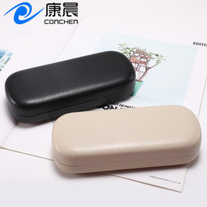 Étui à lunettes en cuir tendance, rectangulaire, couleur unie, 6-8,9 pouces, pour hommes, femmes, étudiants, collection Printemps 2025, référence 71066 - Product Image 2