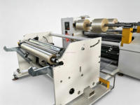 Machine de découpe et de rembobinage pour rubans adhésifs PET, MOPP, OPP, BOPP
