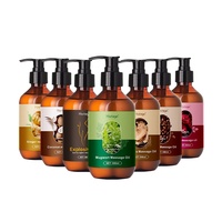 Huile de massage pour le corps à l'extrait de lavande et de grenade rouge 500ml Huiles de massage pour le corps pour le spa