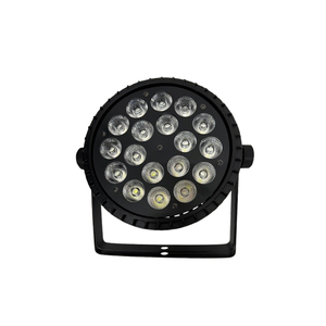 Projecteur PAR Slim 18*10W Pleine Couleur 4-en-1 à Prix de Gros, Interface Audio DMX512 pour Spectacles Scéniques et Effets <span class=keywords><strong>Disco</strong></span> - Product Image 1