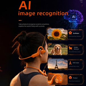 SENBONO E900 Auricolari Traduttori Intelligenti AI Multilingue con Registratore Video 8MP, Impermeabili IPX4, Sportivi, con Cancellazione del Rumore ENC e Controllo Vocale - Product Image 4