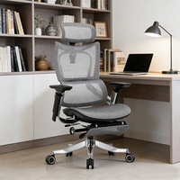 Chaises de bureau ergonomiques avec accoudoirs réglables 5D, nouveau design, entièrement en mesh, confortables pour le bureau et la maison