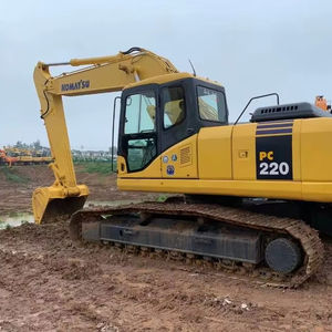 รถขุดมือสอง ค.ศ. 2023 รุ่น Komatsu PC220-7/8/11 ใช้เครื่องยนต์ Cummins สำหรับงานซ่อมบำรุงทางวิ่งสนามบิน ทนทานทุกสภาพอากาศ - Product Image 1