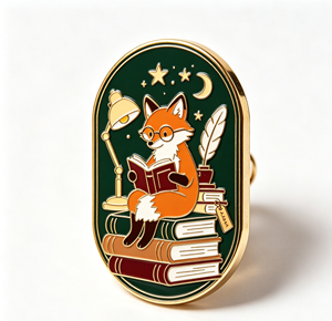 Custom 3D Hard Enamel Metal <b>Pin</b> Personalized Zinc Alloy Lapel <b>Badge</b> Oval Animal Souvenir for Gift and Clothing - Product Image 3