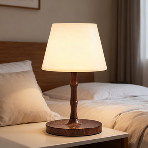 โคมไฟระย้าไม้สไตล์มิดเซ็นจูรี่ แสงสีขาวเย็น โคมไฟข้างเตียง LED IP44 - Product Image 1