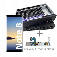 Boîtier professionnel pour ferme de téléphones avec carte mère, Hub OTG/USB pour 1000 appareils, Système de cluster de téléphones mobiles Android, Bot de médias sociaux