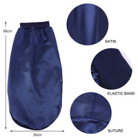 Extra Large Avec Bouton Tresse Bonnets Personnalisé Satin Long Tresse Bonnet Cheveux Bonnet Pour Tresses
