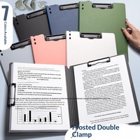 Porte-documents A4 avec pince robuste, multifonctionnel, pour réunions, planche d'écriture horizontale, tapis de bureau, fournitures scolaires et de bureau