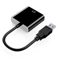 Nuevo Adaptador USB a VGA Tideseer USB3.0 1080P, Convertidor Multipantalla para Proyector, Laptop, Monitores, PC, TV