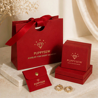 Boîtes à bijoux personnalisées imprimées sur mesure, boîtes à bijoux fantaisie de luxe de petite taille avec aimant pour l'emballage des bijoux