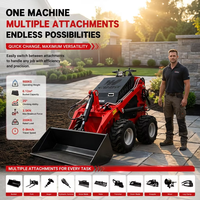 Wheel Loader S360 dengan Kapasitas Angkut 900kg, Bucket 0.12m3, dan Mini Skid Steer Loader Hidrolik Efisien untuk Dijual
