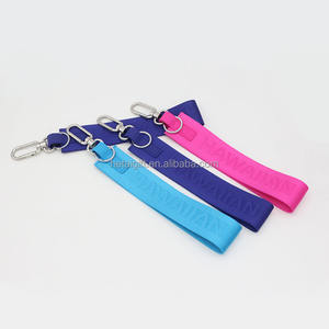 Air Tag Chave Lanyard Curto Yoga Fitness Prata Personalizado Bordado Chaveiro Logotipo Personalizado Lu Chaveiro para Mulheres Homens - Product Image 2