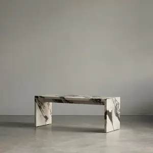Роскошная мраморная мебель LANDIVIEW на заказ, настольный столик из Альта