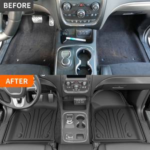 Tapete para Respaldo Trasero, Tapete para Maletero Compatible con Dodge <span class=keywords><strong>Durango</strong></span> 2016-2024, Tapete para Maletero de TPE Duradero - Product Image 4