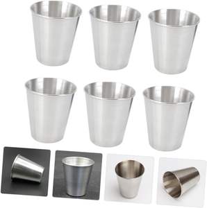 Verres à boire en métal premium incassables de 280 ml, empilables, durables, en acier inoxydable, pour bière (vente en gros) - Product Image 5