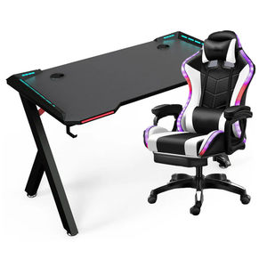 Silla <span class=keywords><strong>Gamer</strong></span> Con <span class=keywords><strong>Luces</strong></span> <span class=keywords><strong>LED</strong></span> Pink Racing Chairs Cadeira De Jogos Silla <span class=keywords><strong>Gamer</strong></span> Rgb Rosa Masaje Juego De Silla Y Mesa - Product Image 3