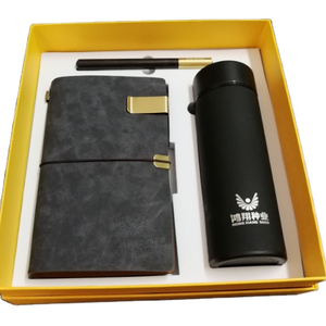 Set regalo promozionale taccuino personalizzato per penna in ottone Clip tazza sottovuoto bandiera e Banner per uso personale o promozione aziendale - Product Image 3