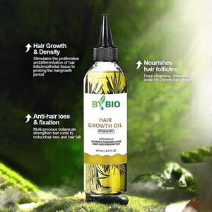 Aceite de Romero Natural para el Crecimiento del Cabello, con Logo Personalizable, Aceite Herbal para el Cuero Cabelludo, Fortalece el Cabello y Previene la Caída - Product Image 2
