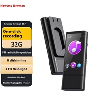 Enregistreur vocal voiture étanche sport haute résolution Mini Radio FM écran tactile bleu dent Portable lecteur MP3
