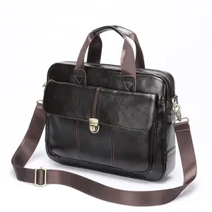 Bolsa masculina de couro pu, sacola casual vintage para viagem, bolsa mensageiro para laptop de 15,6 polegadas