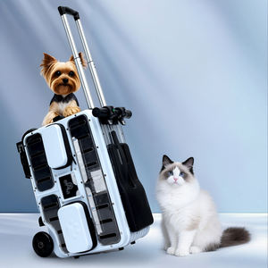 Elala กระเป๋าใส่สัตว์เลี้ยง30L จุได้เยอะพร้อมกระจกกระเป๋าไฟฟ้าเก็บได้สำหรับคนรักสัตว์เลี้ยง - Product Image 2