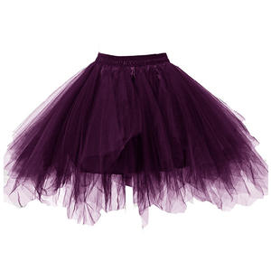 <span class=keywords><strong>Jupon</strong></span> pour <span class=keywords><strong>femme</strong></span>, jupe rockabilly, jupe fantaisie, jupe de ballet, <span class=keywords><strong>jupon</strong></span> court élastique, jupes en tulle à plusieurs couches, jupe de danse pour adulte, <span class=keywords><strong>tutu</strong></span> d'été - Product Image 4